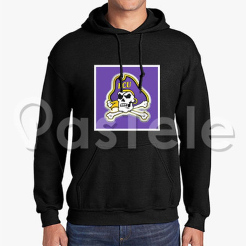 East Carolina Pirates Custom Unisex Hooded Sweatshirt Crew Hoodies Jacket Hoodie Cotton Polyester