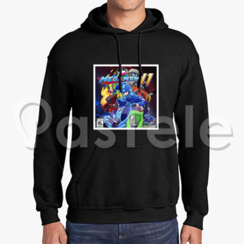 Mega Man 11 Custom Unisex Hooded Sweatshirt Crew Hoodies Jacket Hoodie Cotton Polyester
