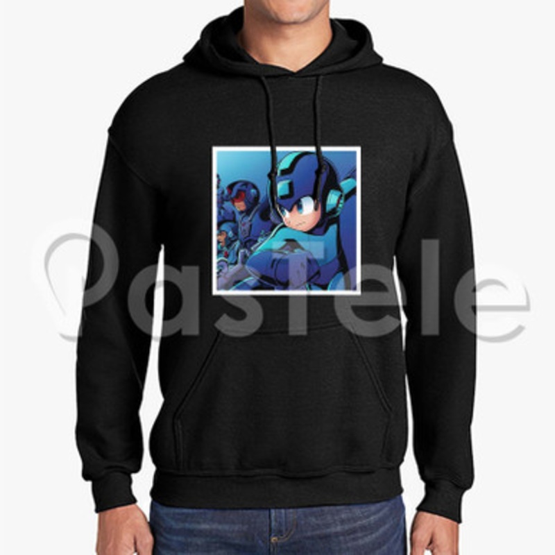 Mega Man Legacy Collection Custom Unisex Hooded Sweatshirt Crew Hoodies Jacket Hoodie Cotton Polyester