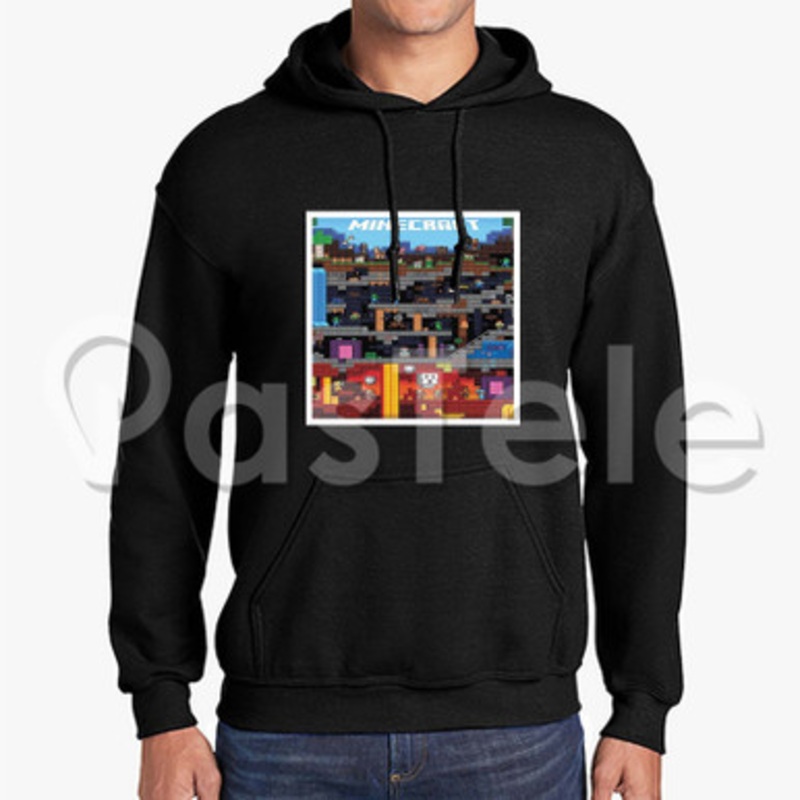 Minecraft Custom Unisex Hooded Sweatshirt Crew Hoodies Hoodie Cotton Jacket Polyester
