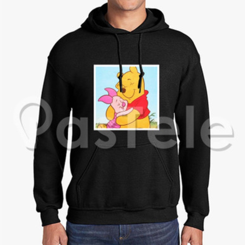 Pooh and Piglet Custom Unisex Hooded Sweatshirt Crew Hoodies Jacket Hoodie Cotton Polyester