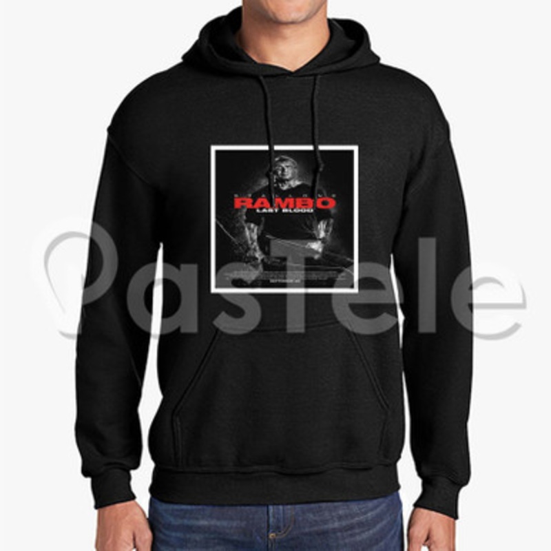 Rambo Last Blood Custom Unisex Hooded Sweatshirt Crew Hoodies Hoodie Cotton Jacket Polyester