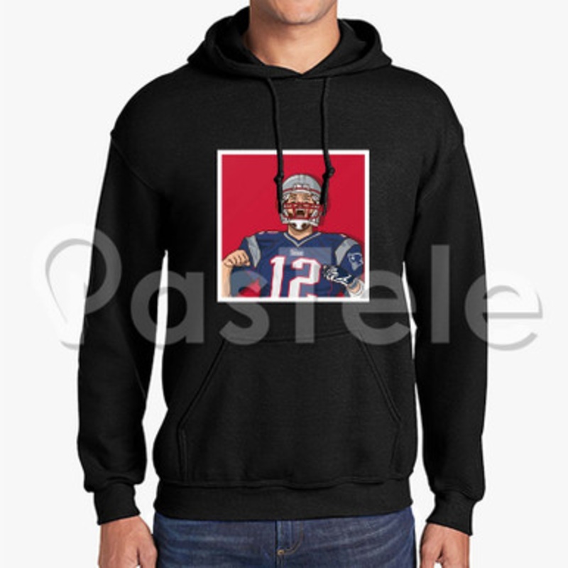 Tom Brady Custom Unisex Hooded Sweatshirt Crew Hoodies Jacket Hoodie Cotton Polyester