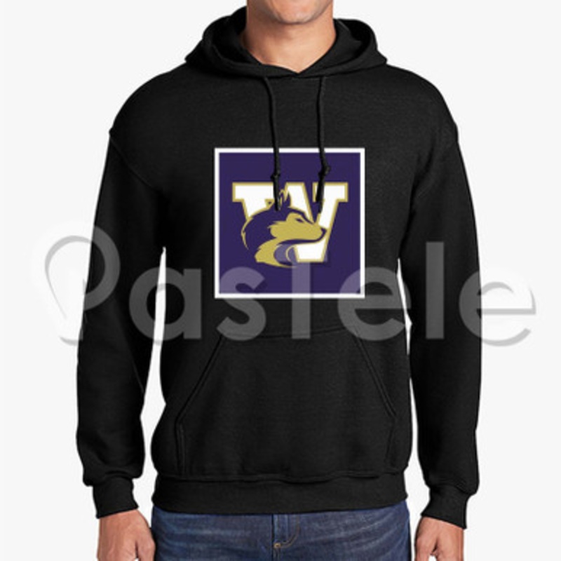 Washington Huskies Custom Unisex Hooded Sweatshirt Crew Hoodies Jacket Hoodie Cotton Polyester