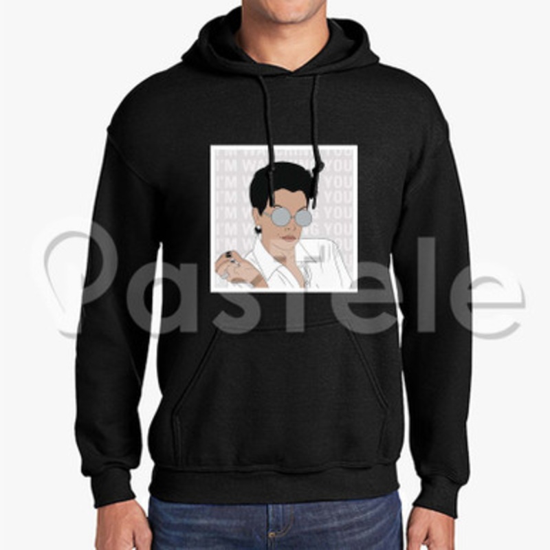 Kris Jenner I m Watching You Custom Unisex Hooded Sweatshirt Crew Hoodies Hoodie Cotton Jacket Polyester