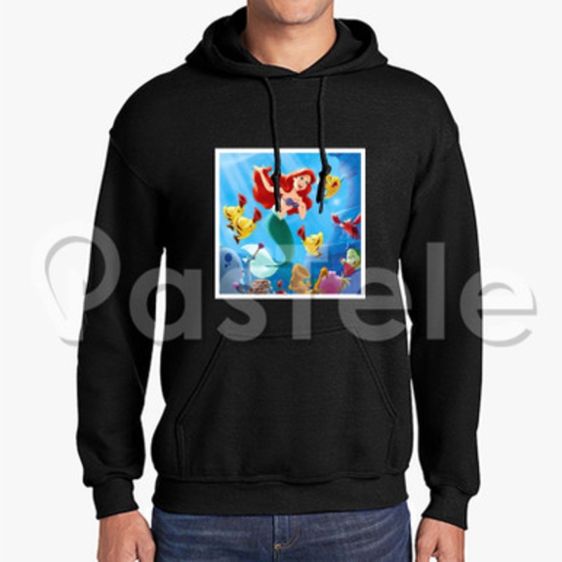 little mermaid Custom Unisex Hooded Sweatshirt Crew Hoodies Hoodie Cotton Jacket Polyester