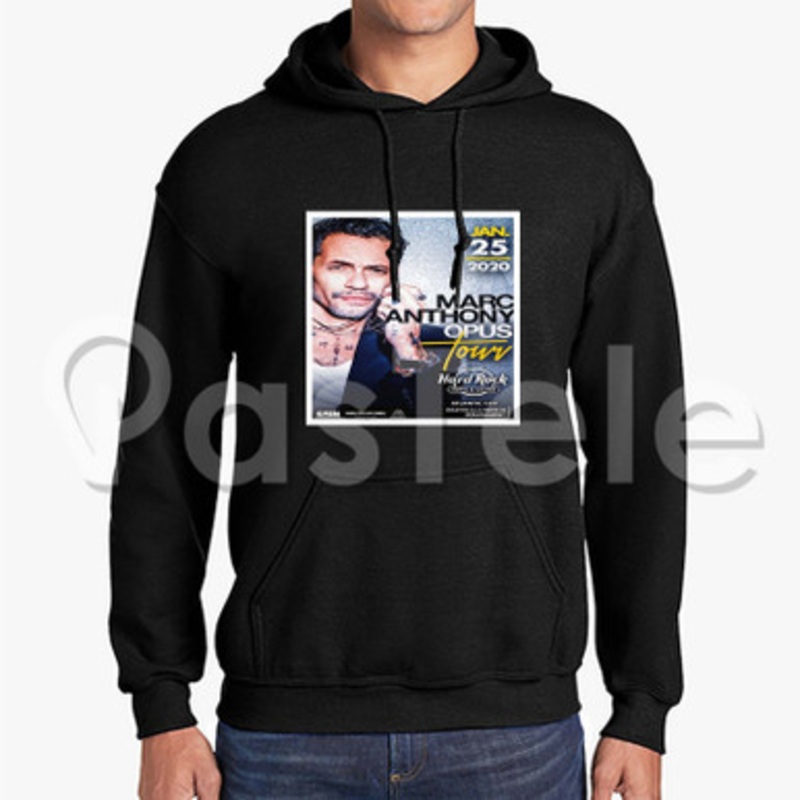 Marc Anthony Opus Tour Custom Unisex Hooded Sweatshirt Crew Hoodies Hoodie Cotton Jacket Polyester