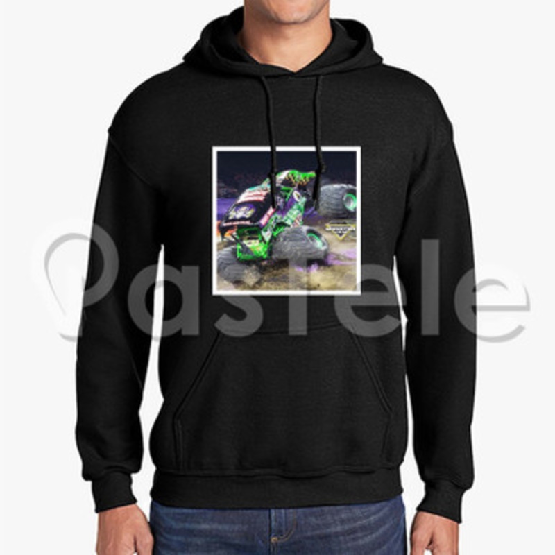 Monster Jam Grave Digger Custom Unisex Hooded Sweatshirt Crew Hoodies Hoodie Cotton Jacket Polyester
