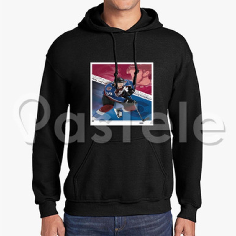 Nathan Mac Kinnon Colorado Avalanche NHL Custom Unisex Hooded Sweatshirt Crew Hoodies Hoodie Cotton Jacket Polyester