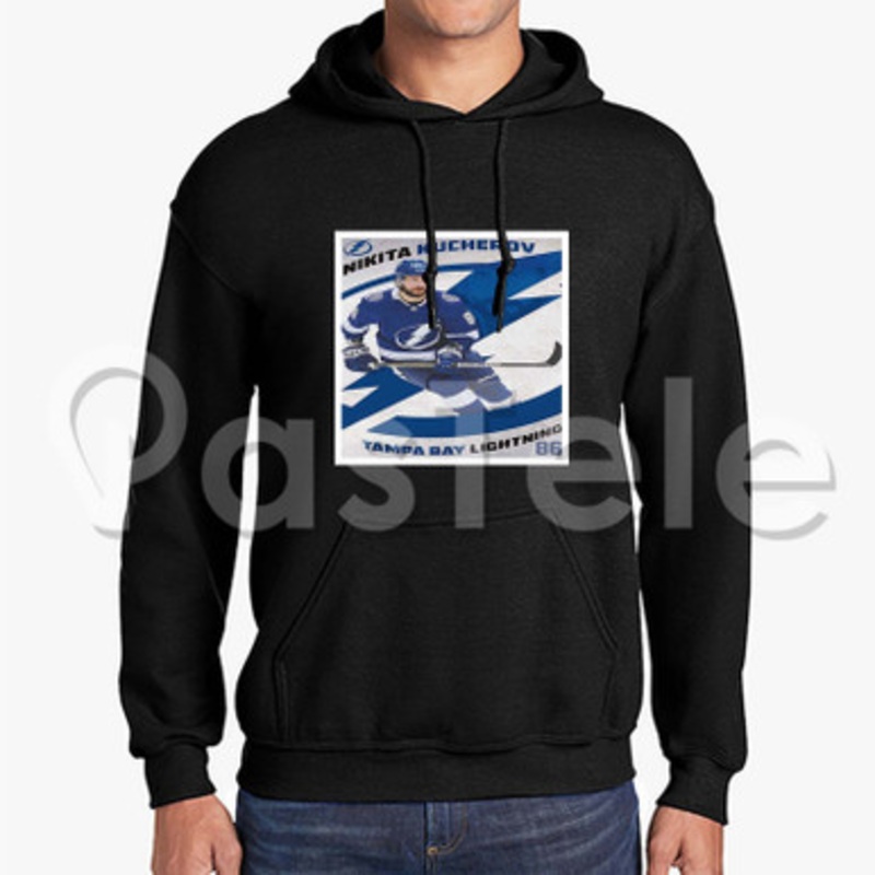 Nikita Kucherov Tampa Bay Lightning NHL Custom Unisex Hooded Sweatshirt Crew Hoodies Hoodie Cotton Jacket Polyester