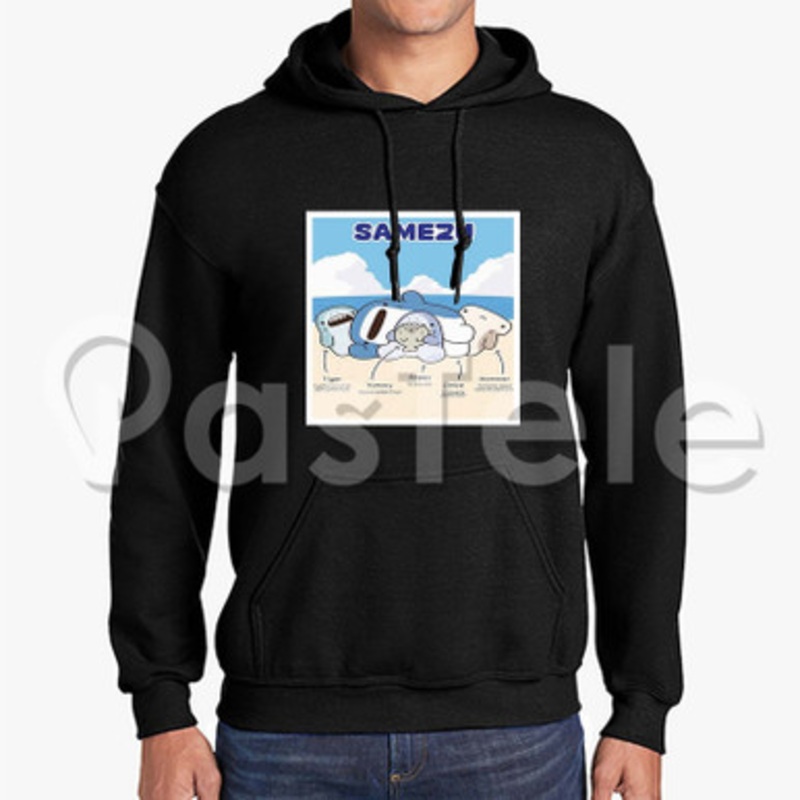 Samezu Shark Custom Unisex Hooded Sweatshirt Crew Hoodies Hoodie Cotton Jacket Polyester