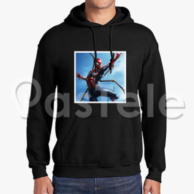 Spider Man Custom Unisex Hooded Sweatshirt Crew Hoodies Hoodie Cotton Jacket Polyester