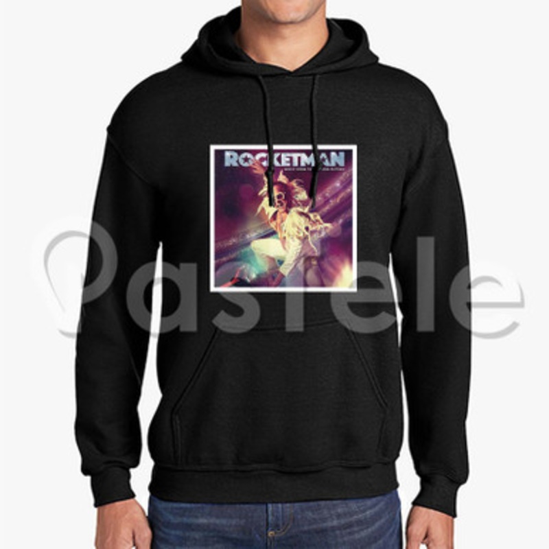 Taron Egerton Rocketman Custom Unisex Hooded Sweatshirt Crew Hoodies Hoodie Cotton Jacket Polyester