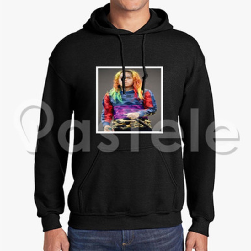 Tekashi 6ix9ine Custom Unisex Hooded Sweatshirt Crew Hoodies Hoodie Cotton Jacket Polyester