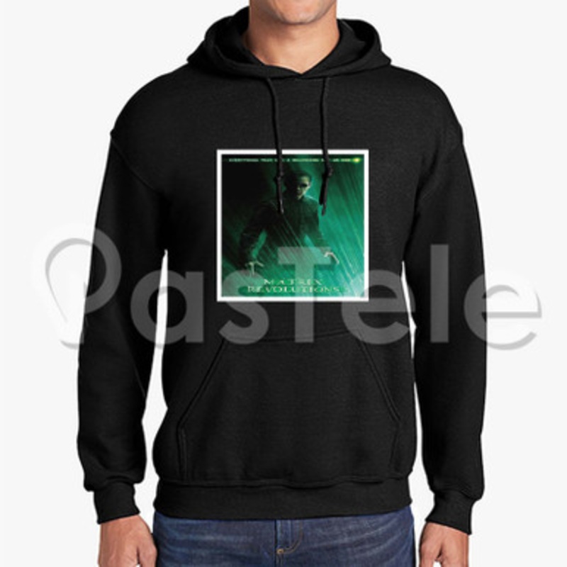 The Matrix Revolutions Custom Unisex Hooded Sweatshirt Crew Hoodies Hoodie Cotton Jacket Polyester