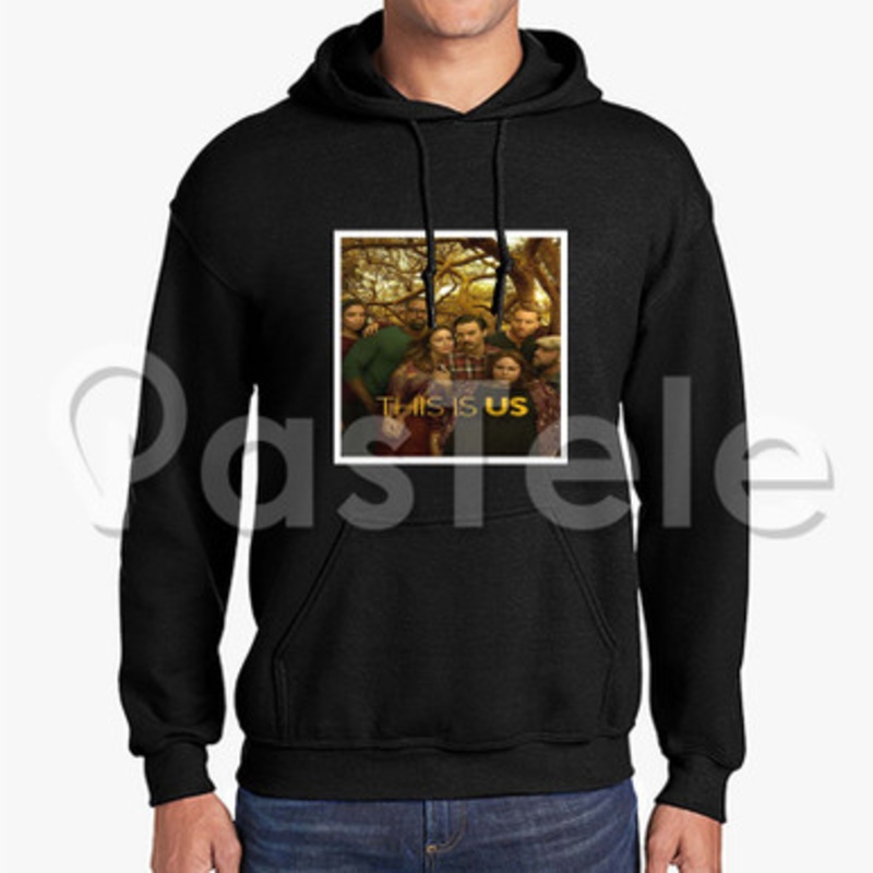 This is Us Custom Unisex Hooded Sweatshirt Crew Hoodies Hoodie Cotton Jacket Polyester