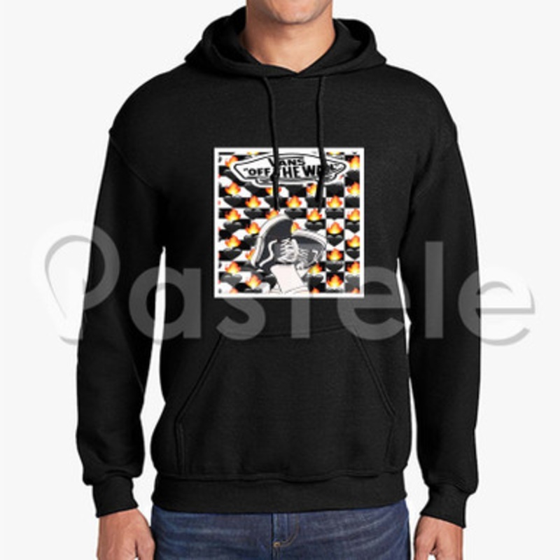 Vans Checkerboard Custom Unisex Hooded Sweatshirt Crew Hoodies Hoodie Cotton Jacket Polyester