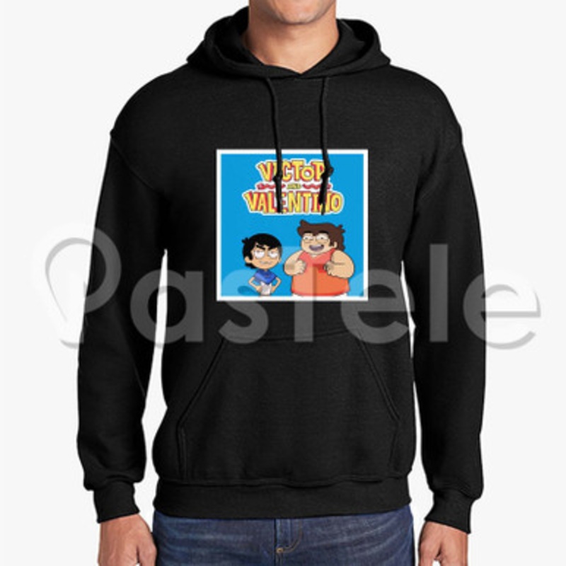 Victor and Valentino Custom Unisex Hooded Sweatshirt Crew Hoodies Hoodie Cotton Jacket Polyester