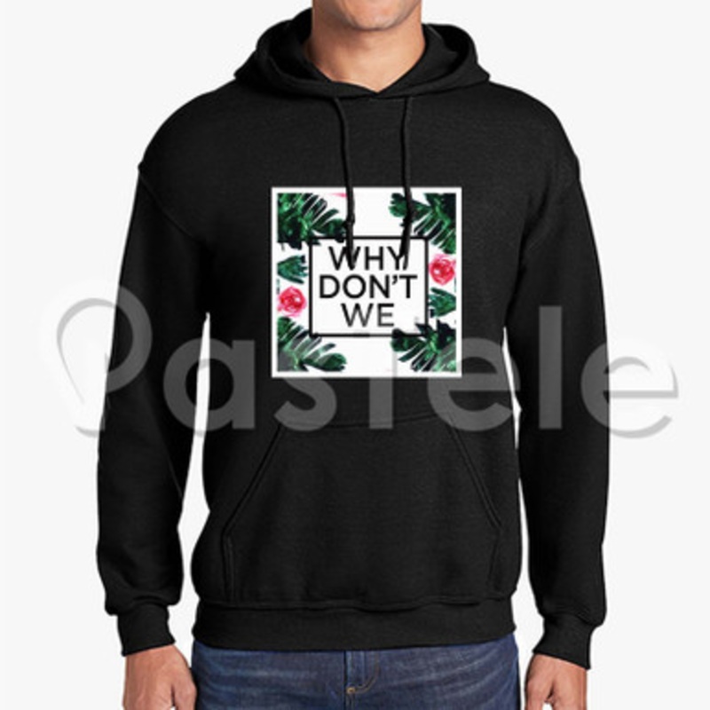 why don t we floral Custom Unisex Hooded Sweatshirt Crew Hoodies Hoodie Cotton Jacket Polyester