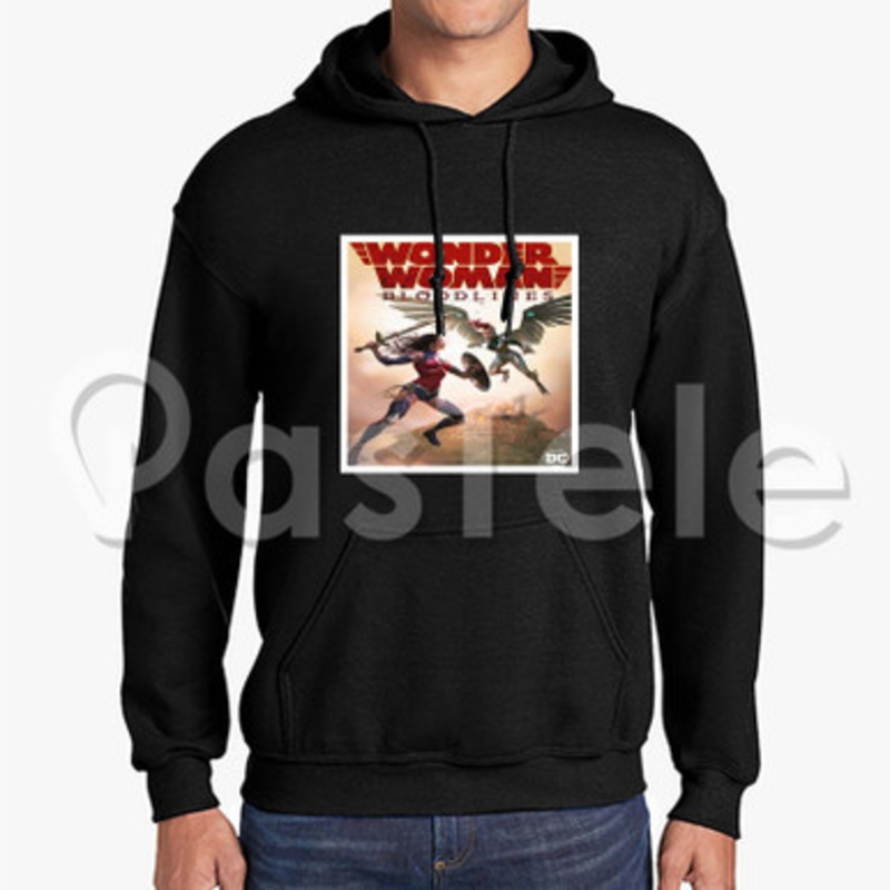 Wonder Woman Bloodlines Custom Unisex Hooded Sweatshirt Crew Hoodies Hoodie Cotton Jacket Polyester