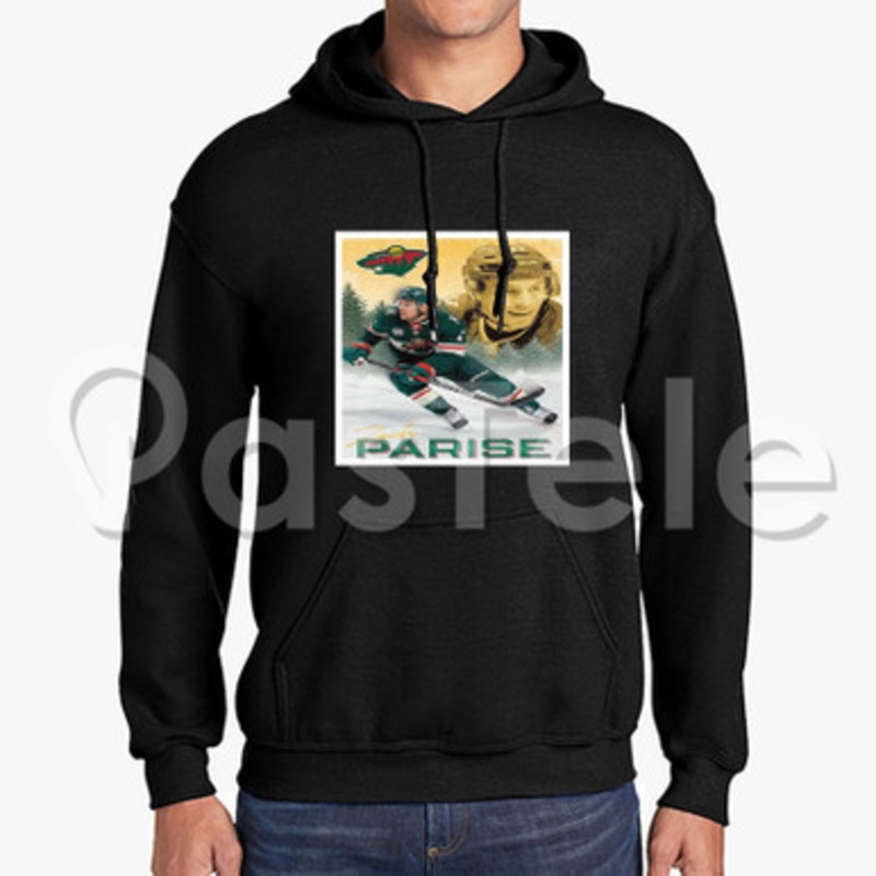Zach Parise Minnesota Wild NHL Custom Unisex Hooded Sweatshirt Crew Hoodies Hoodie Cotton Jacket Polyester