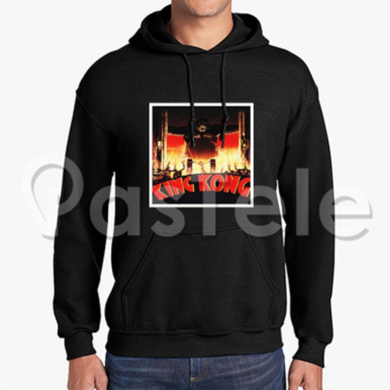 King Kong 1933 Custom Unisex Hooded Sweatshirt Crew Hoodies Hoodie Cotton Jacket Polyester