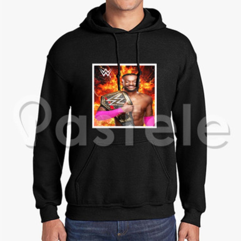 Kofi Kingston WWE Custom Unisex Hooded Sweatshirt Crew Hoodies Hoodie Cotton Jacket Polyester