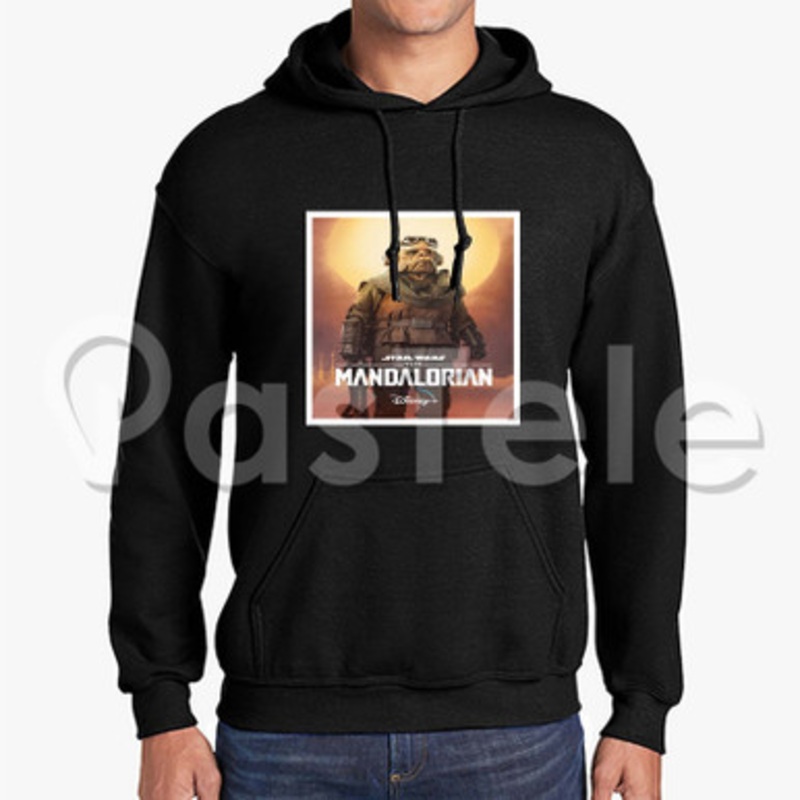 Kuiil Star Wars The Mandalorian Custom Unisex Hooded Sweatshirt Crew Hoodies Hoodie Cotton Jacket Polyester