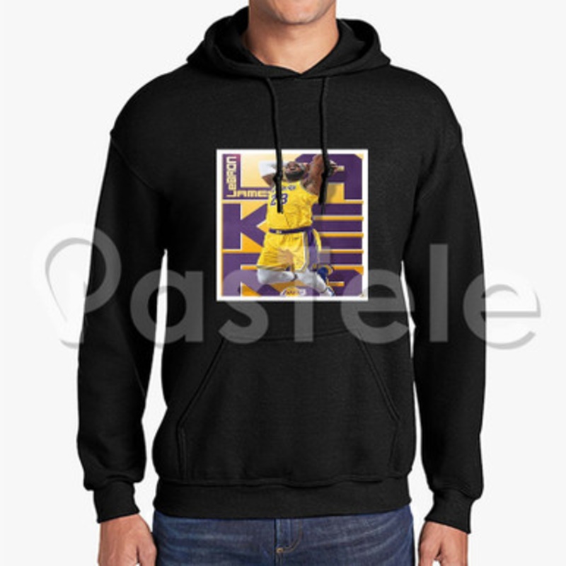Lebron James Los Angeles Lakers NBA Custom Unisex Hooded Sweatshirt Crew Hoodies Hoodie Cotton Jacket Polyester