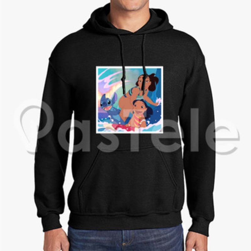 lilo and stitch Custom Unisex Hooded Sweatshirt Crew Hoodies Hoodie Cotton Jacket Polyester