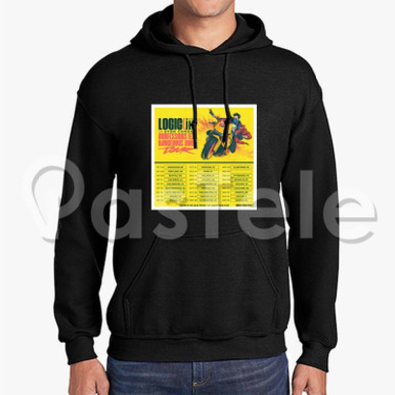 Logic YBN Cordae Schedule Custom Unisex Hooded Sweatshirt Crew Hoodies Hoodie Cotton Jacket Polyester