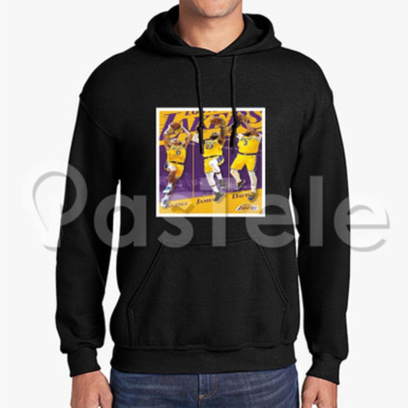 Los Angeles Lakers NBA Custom Unisex Hooded Sweatshirt Crew Hoodies Hoodie Cotton Jacket Polyester
