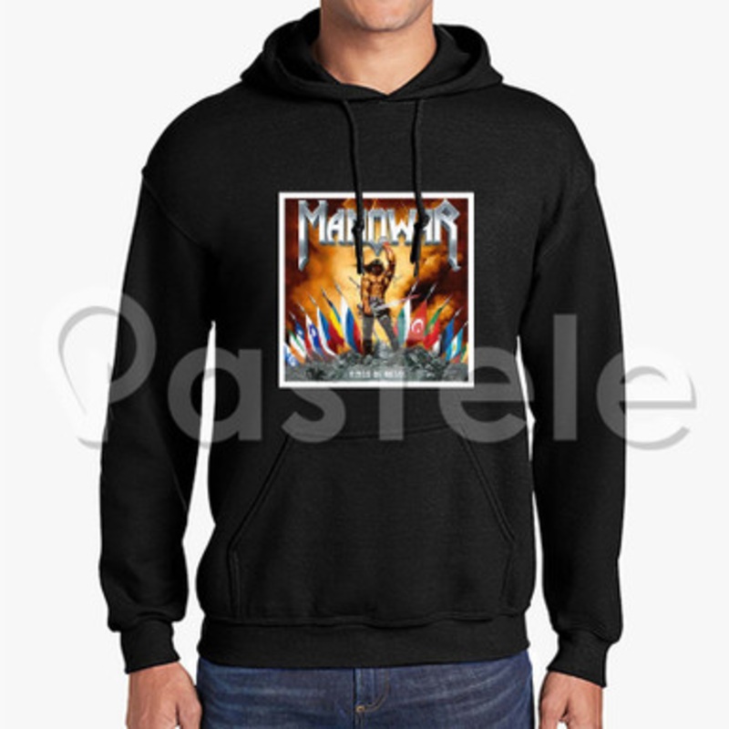 Manowar Kings Of Metal Custom Unisex Hooded Sweatshirt Crew Hoodies Hoodie Cotton Jacket Polyester