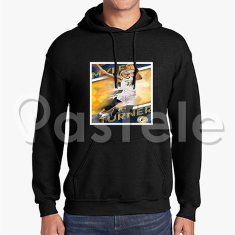 Myles Turner Indiana Pacers NBA Custom Unisex Hooded Sweatshirt Crew Hoodies Hoodie Cotton Jacket Polyester
