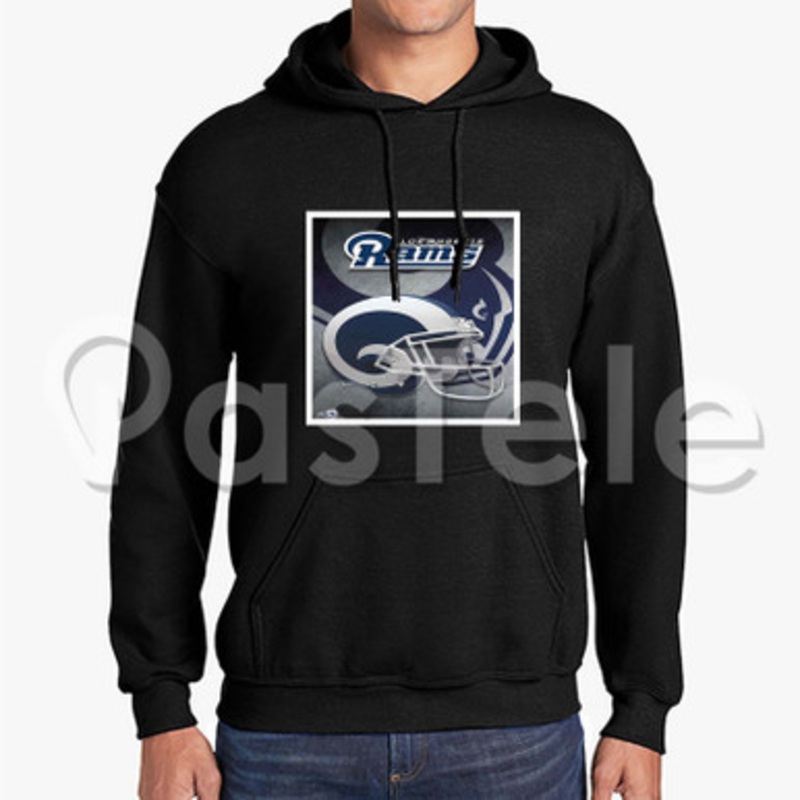 NFL Los Angeles Rams Custom Unisex Hooded Sweatshirt Crew Hoodies Hoodie Cotton Jacket Polyester
