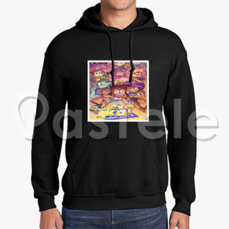 OK KO Let s Be Heroes Custom Unisex Hooded Sweatshirt Crew Hoodies Hoodie Cotton Jacket Polyester