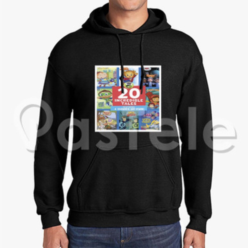 PBS Kids 20 Incredible Tales Custom Unisex Hooded Sweatshirt Crew Hoodies Hoodie Cotton Jacket Polyester