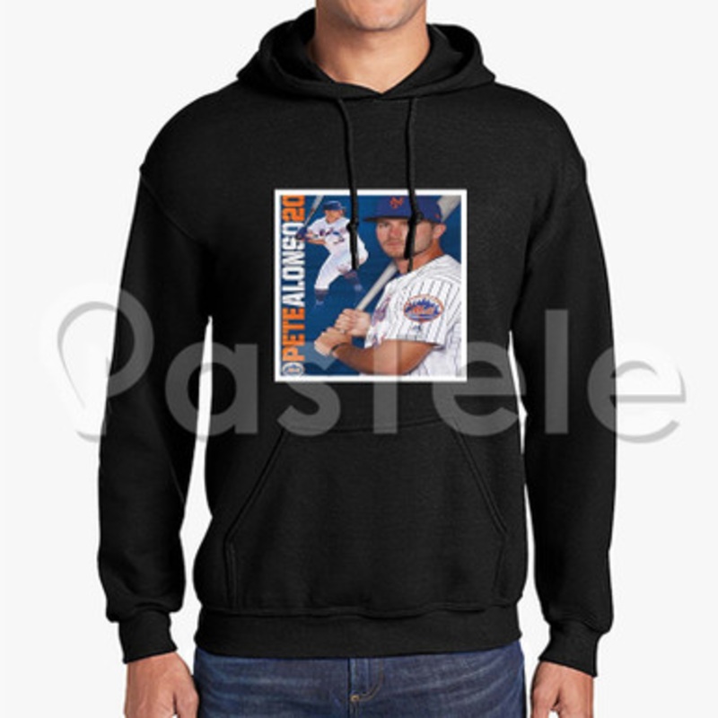 Pete Alonso MLB New York Mets Custom Unisex Hooded Sweatshirt Crew Hoodies Hoodie Cotton Jacket Polyester