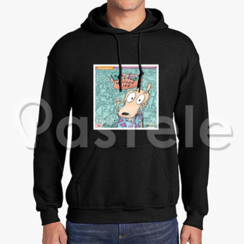 Rocko s Modern Life Custom Unisex Hooded Sweatshirt Crew Hoodies Hoodie Cotton Jacket Polyester