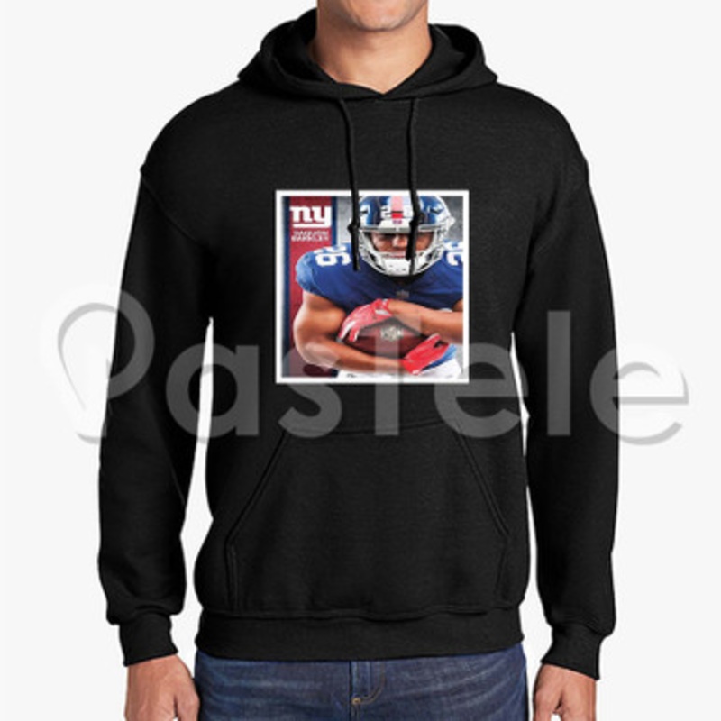 Saquon Barkley NFL New York Giants Custom Unisex Hooded Sweatshirt Crew Hoodies Hoodie Cotton Jacket Polyester