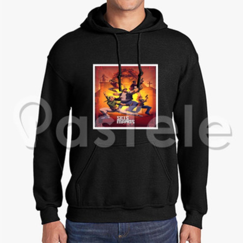 Seis Manos Custom Unisex Hooded Sweatshirt Crew Hoodies Hoodie Cotton Jacket Polyester