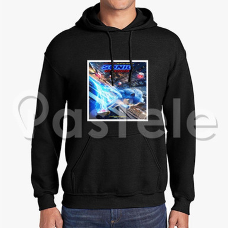 Sonic The Hedgehog Custom Unisex Hooded Sweatshirt Crew Hoodies Hoodie Cotton Jacket Polyester
