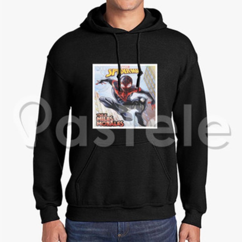 Spider Man This Is Miles Morales Custom Unisex Hooded Sweatshirt Crew Hoodies Hoodie Cotton Jacket Polyester