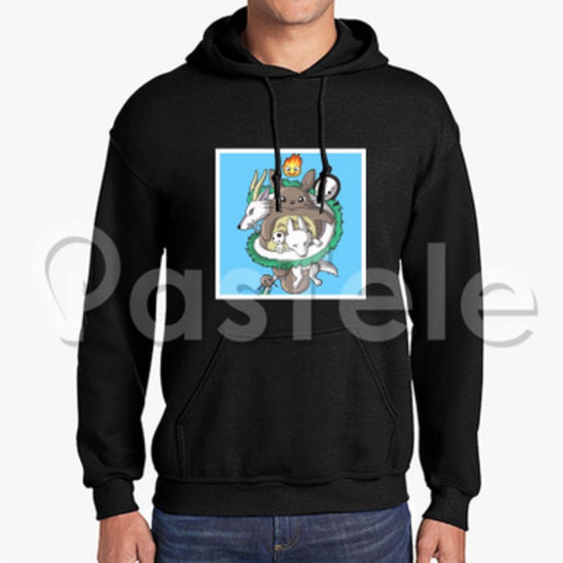 Studio Ghibli Custom Unisex Hooded Sweatshirt Crew Hoodies Hoodie Cotton Jacket Polyester