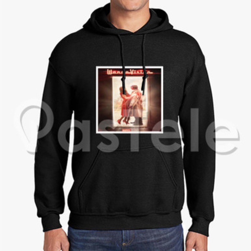 Wanda Vision Marvel Custom Unisex Hooded Sweatshirt Crew Hoodies Hoodie Cotton Jacket Polyester