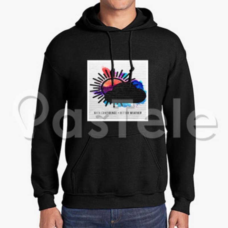 With Confidence Custom Unisex Hooded Sweatshirt Crew Hoodies Hoodie Cotton Jacket Polyester