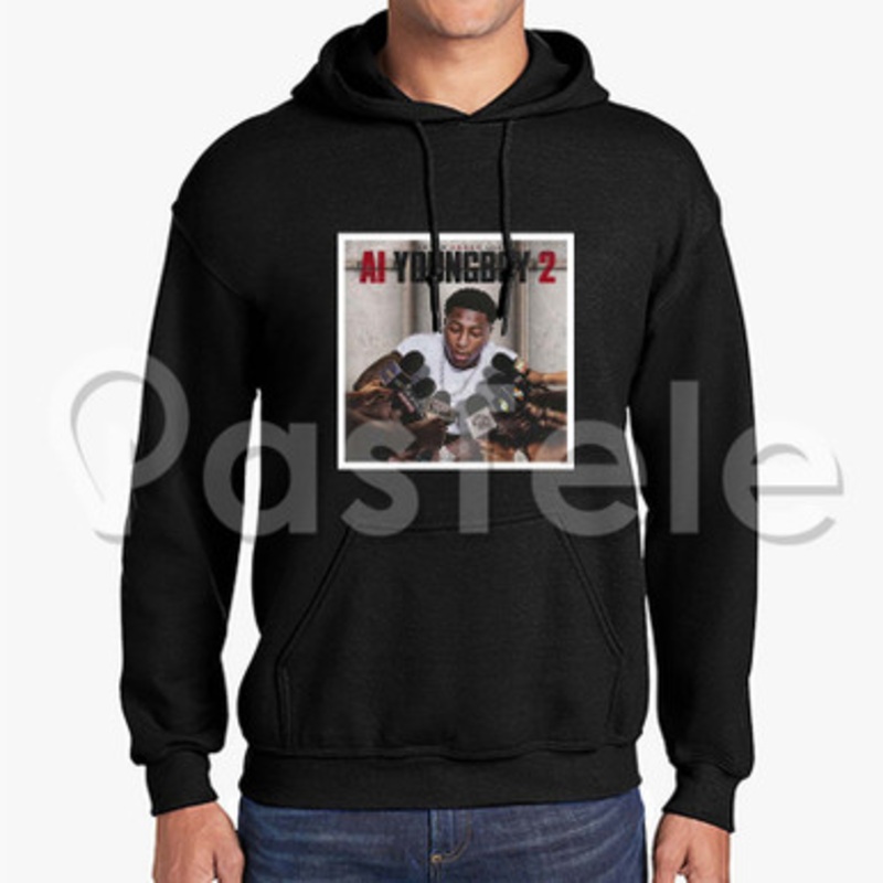 Young Boy Never Broke Again Make No Sense Custom Unisex Hooded Sweatshirt Crew Hoodies Hoodie Cotton Jacket Polyester