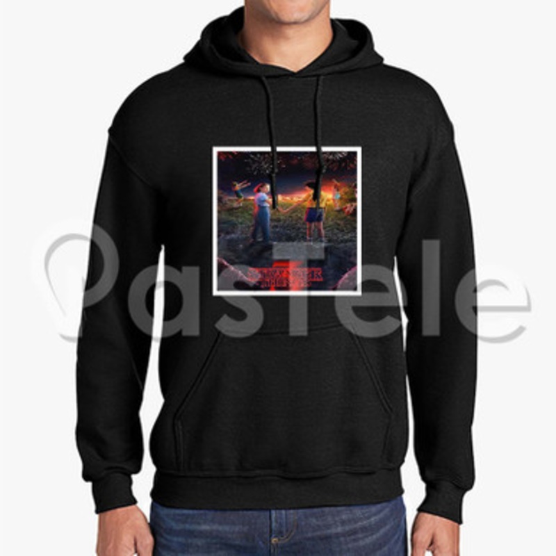 204 Stranger 13 Things 3 Custom Unisex Hooded Crew Hoodies Hoodie Cotton Polyester