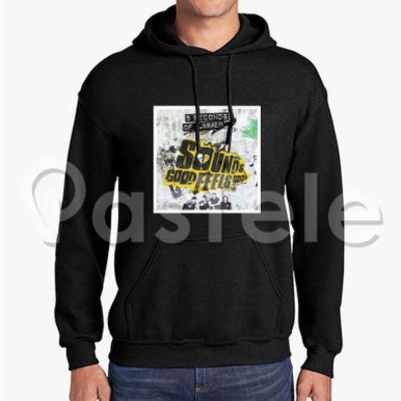 5 Seconds Of Summer Sounds Good Feels Good Custom Unisex Hooded Crew Hoodies Hoodie Cotton Polyester