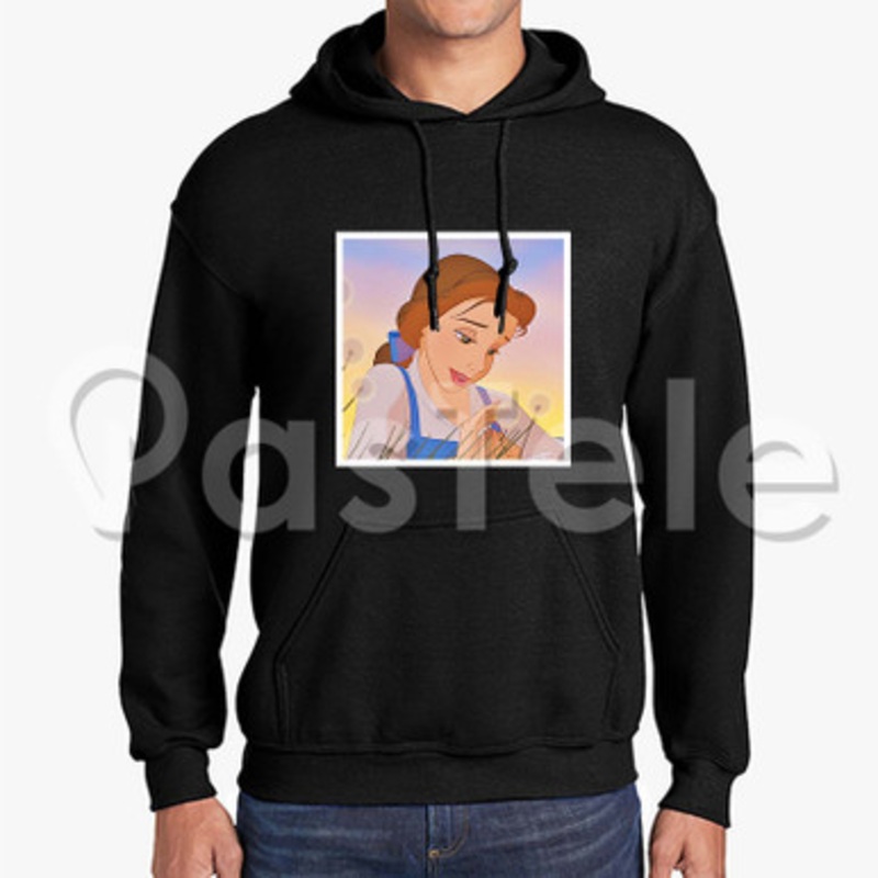 belle beauty and the beast 2 Custom Unisex Hooded Crew Hoodies Hoodie Cotton Polyester